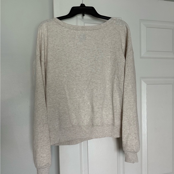 American Eagle Women’s Front Wrap Oversized Sweater - Picture 2 of 3